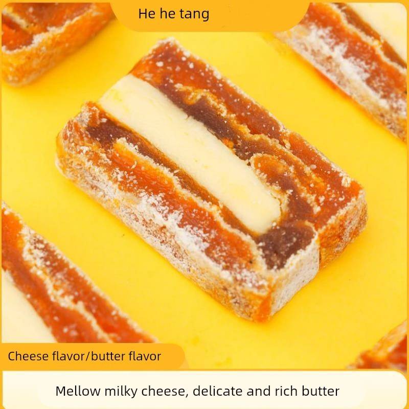 和和堂黄油夹心柿饼薄荷柚子白桃富平柿饼蓝莓奶香细腻软糯酸甜