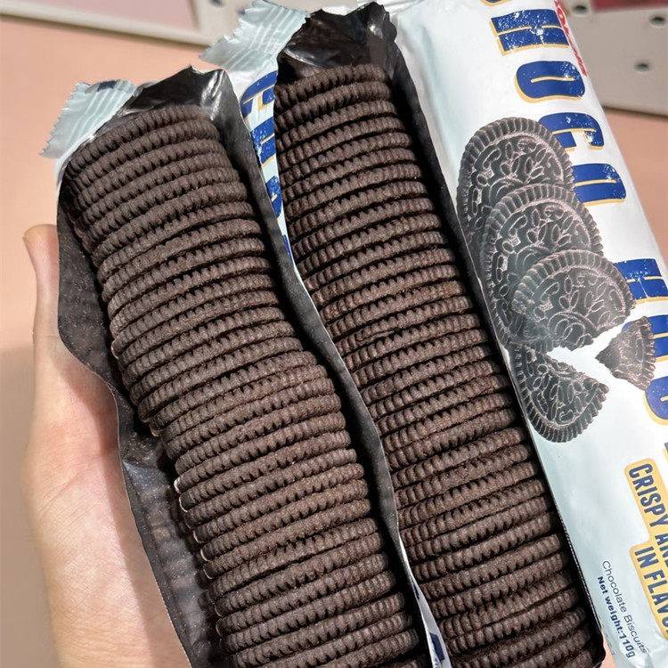 罗达印尼进口饼干巧克力奥奥可可饼干奥利奥纯饼干无夹心烘焙专用