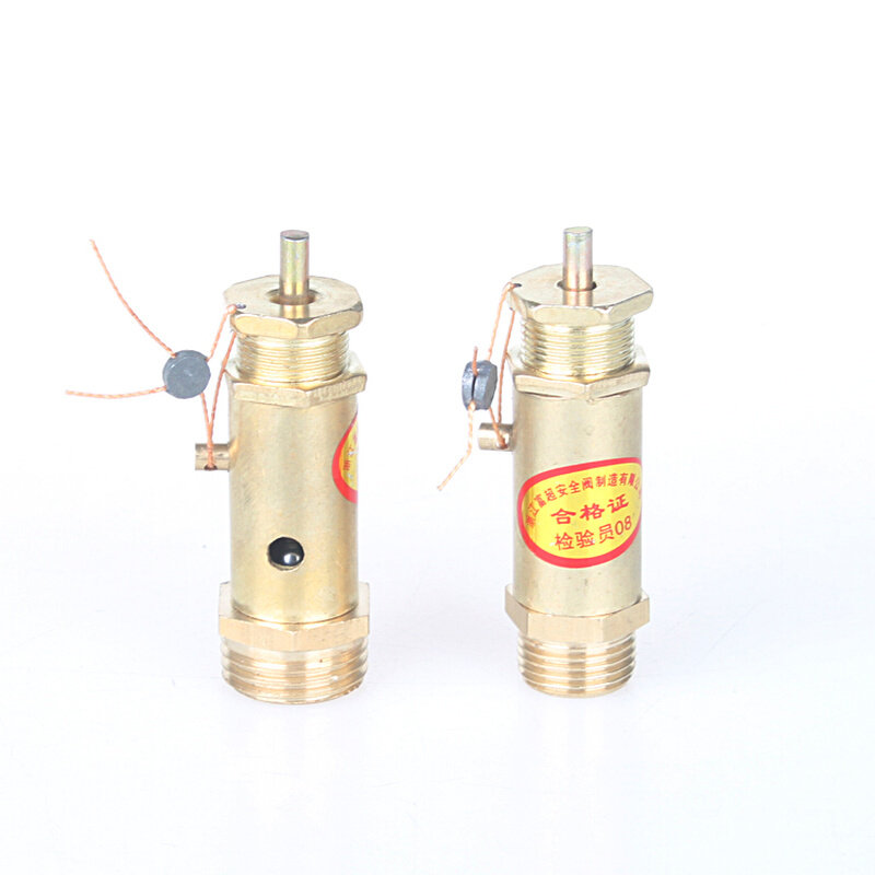 空压机小红帽安全阀排气阀拉环泄压阀8kg2分1/4 蒸汽发生器安全