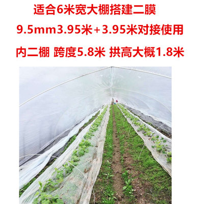 厂促厂温室塑料保温棚遮阳网二膜支架杆拱棚竿蔬菜农用大棚骨架品