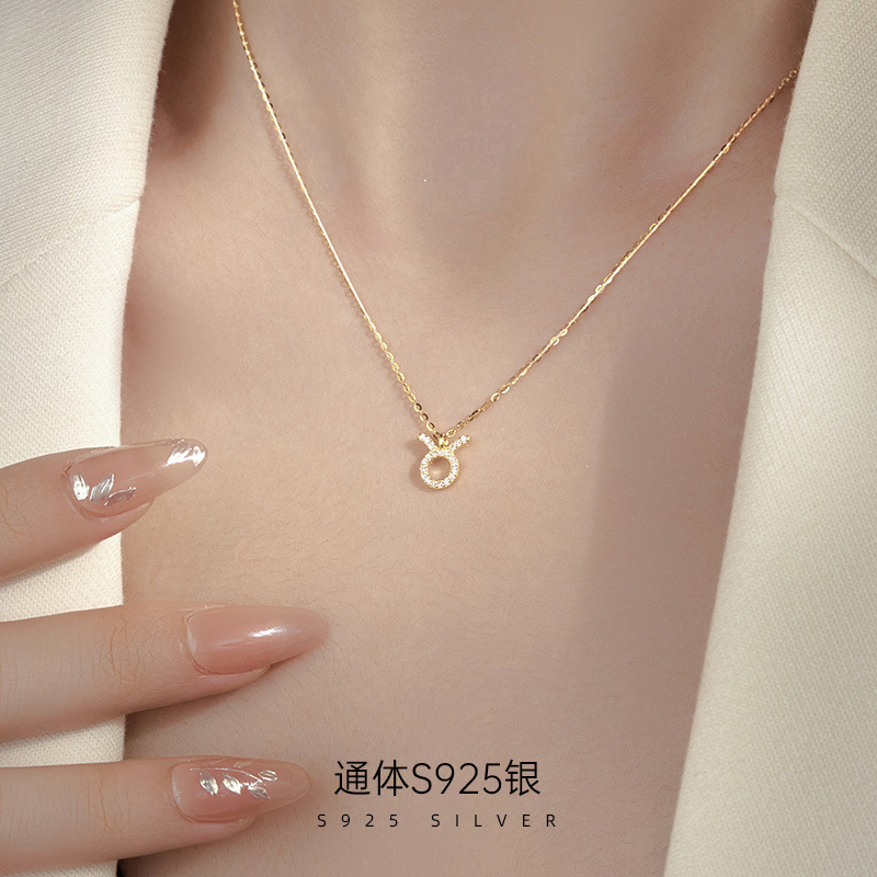 S925银简约百搭项链女小众设计感