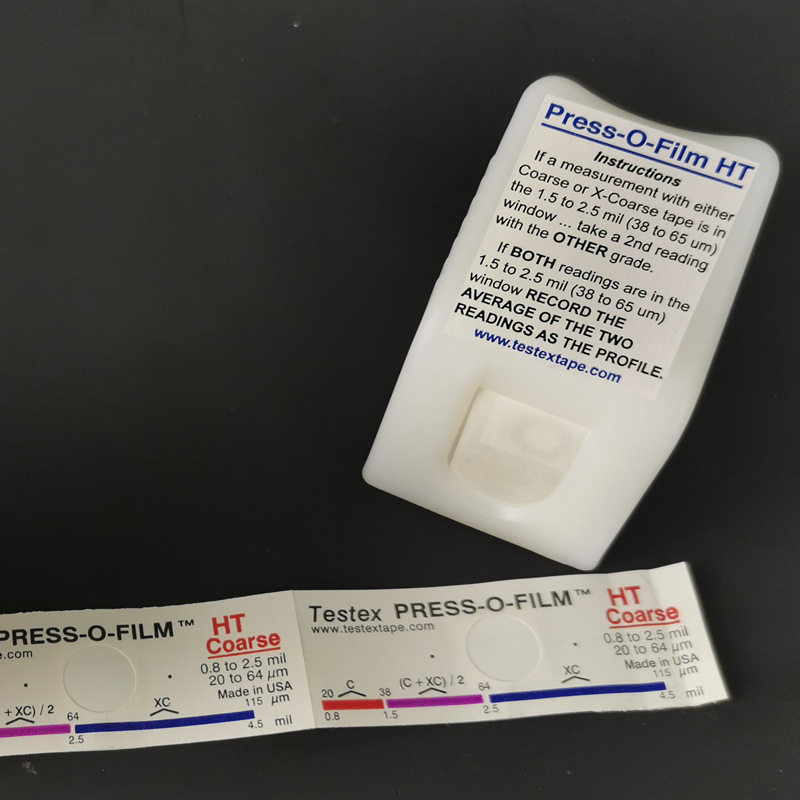 TESTEX粗糙度复制胶带Coarse E122B粗糙度测试带又称锚纹纸拓片纸