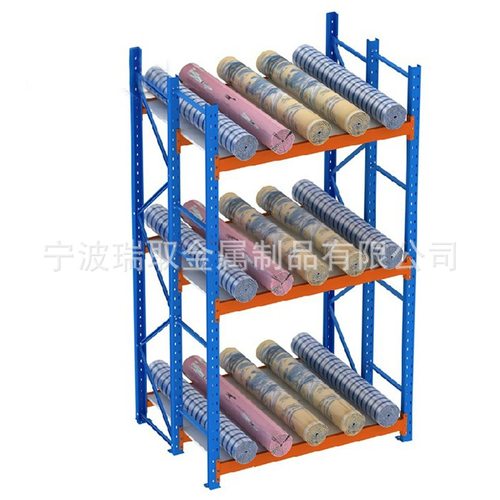 三立柱中型仓储货架仓库组装货架工厂库房铁架子杂物多层货物架