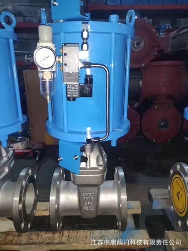 Z645X-16P不锈钢气动弹性座封闸阀 气动暗杆软密封闸阀 CF8