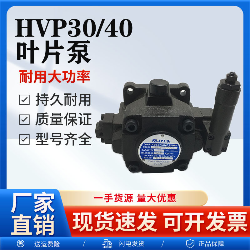 高压变量叶片泵HVP30-FA3 HVP40FA3 FA4 VP3-30/40-140油泵头电机