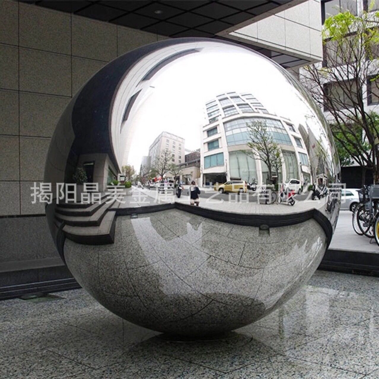 厂家直供景观装饰不锈钢空心球 镜面抛光广场花园摆设大钢圆球