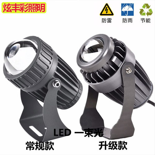 CREE窄光LED户外防水投光灯