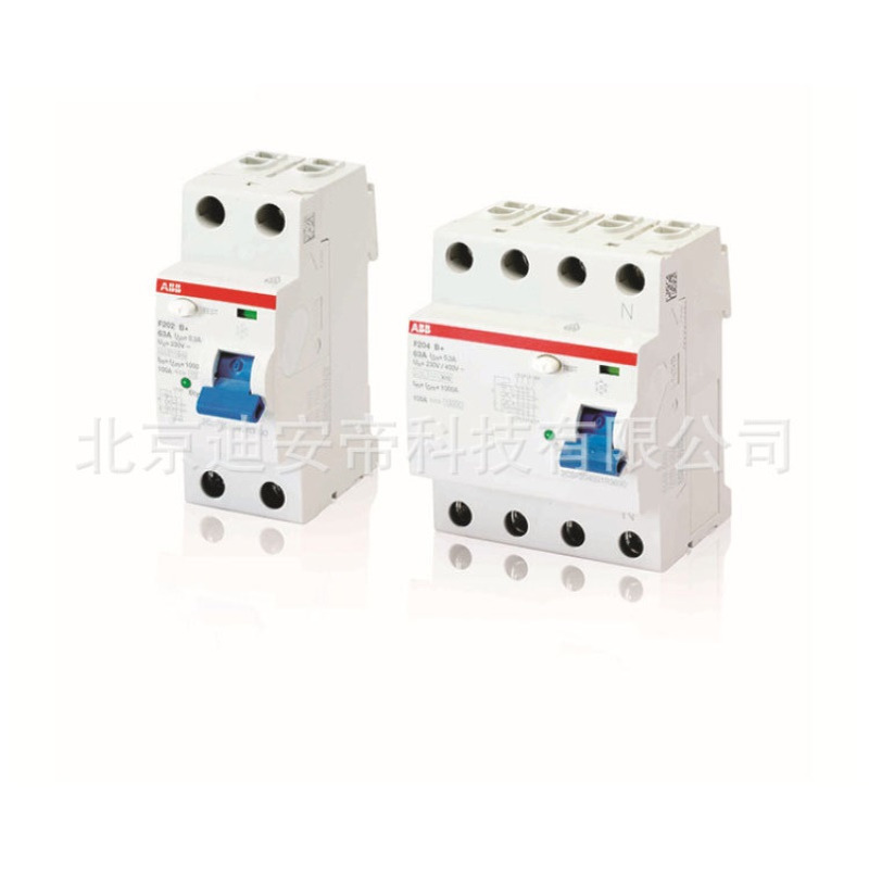 F202 AC-40/0.03  ABB断路器F200系列40A漏电保护开关2P 双极