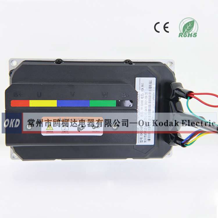直流无刷电机控制器 驱动器2.5KW 2.8KW 72V 80A 可调速正反转PWM