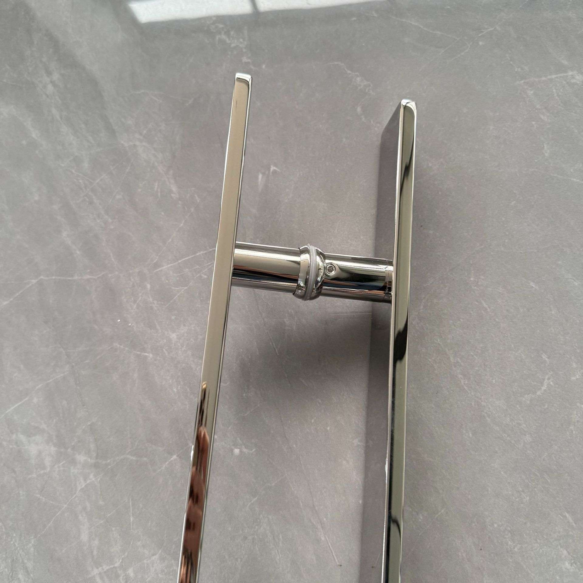 玻璃门把手方管亮光大门拉手型材门推拉双开门通用型加厚拉手