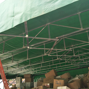 遮阳棚伸缩式可移动推拉棚户外可活动遮雨蓬大型帐篷工厂仓库雨棚