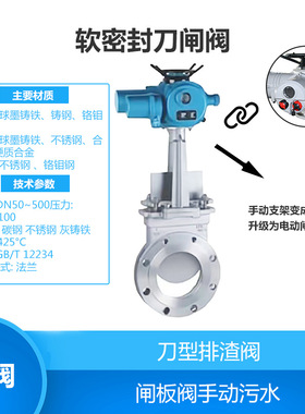 PZ973H-10Z PZ973X-10Q PZ973F-10C 软密封电动刀闸阀