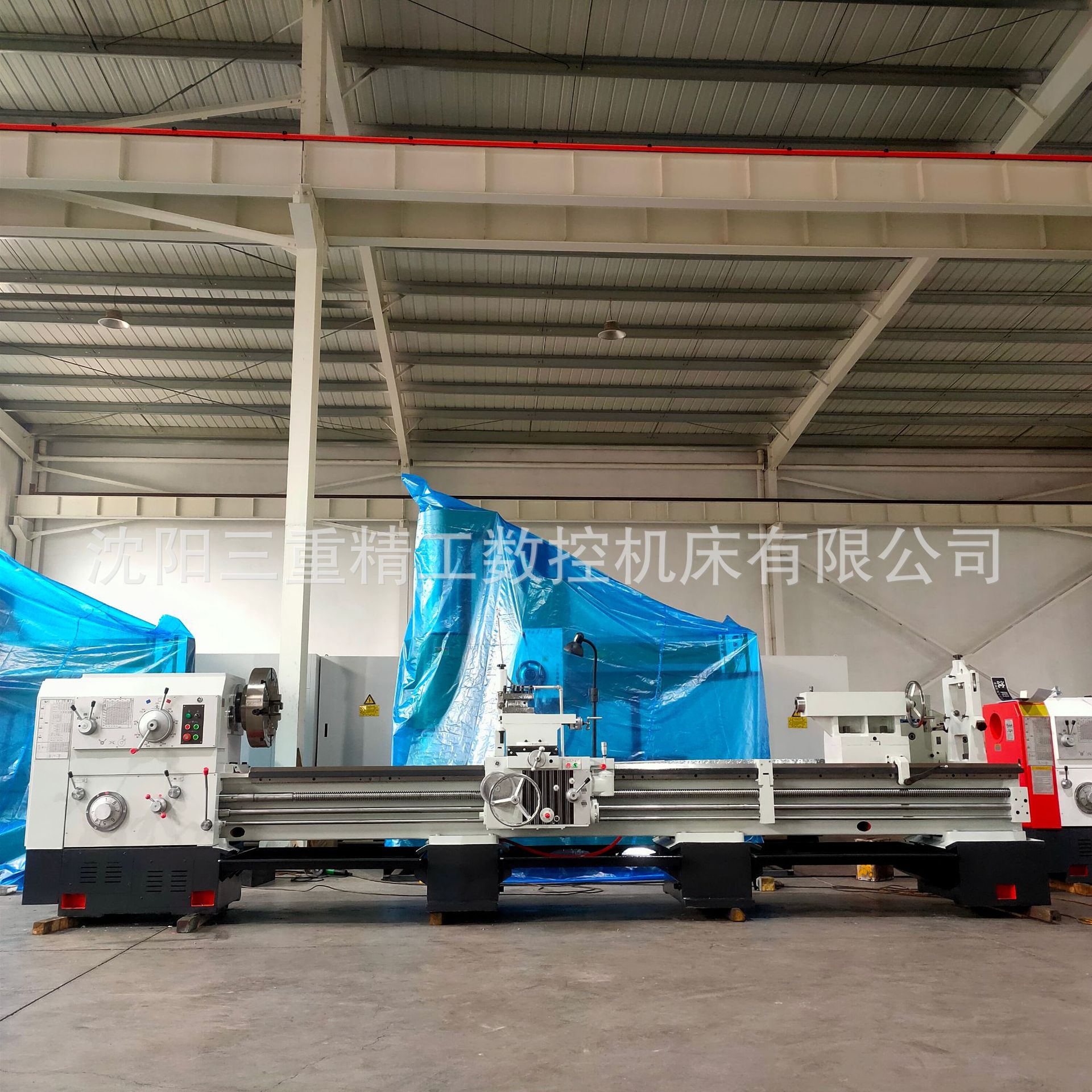 实体车床厂家CW6180*4000标配四爪卡盘可用于钻孔扩孔攻丝和滚花