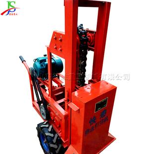 电动工地打夯机手推自走式链条夯大夯锤夯实机当天发货