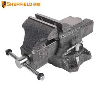 钢盾SHEFFIELD 8寸 S04000 重型台虎钳重型夹钳夹持虎钳台4寸5寸6