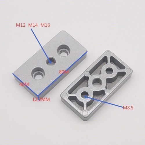 端面连接件铝角码固定件3060/4080/6060/8080/9090脚轮固定