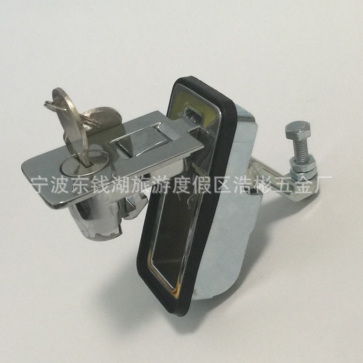 供应电柜平面锁弹跳锁MS718-3C配电箱门锁杠杆锁