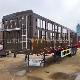 轻型挂车 高低板挂车 挂车 鹅颈式-仓栏半挂车 欢迎选购平板货车