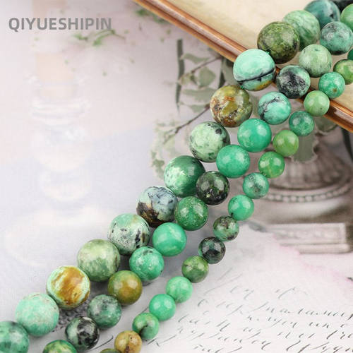 天然磷铝矿散珠 DIY饰品配件 矿石珠子 半成品 现货批发量大价优