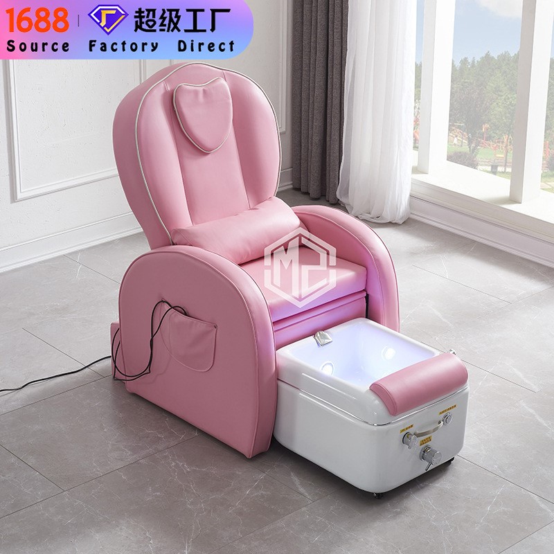 网红美甲店时尚美甲美睫沙发椅单人可躺足疗足浴按摩椅电动沙发