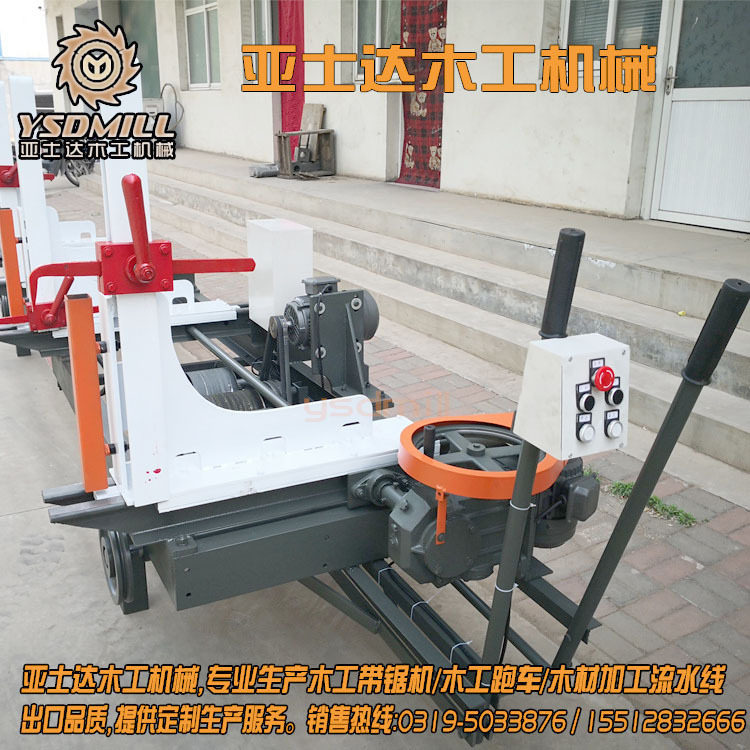 手摇电动焊件丝杠手推铸件齿条跑车 手动电动两用数控跑车带锯