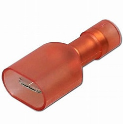 全包 公端 易进式 供应 接线端子 尼龙 双铜套 6.3公插片 250