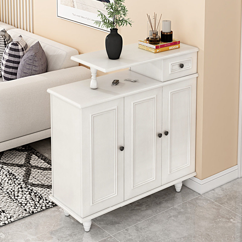 批发家用进门鞋柜客厅双面隔断柜一体玄关柜简约现代沙发旁柜收纳