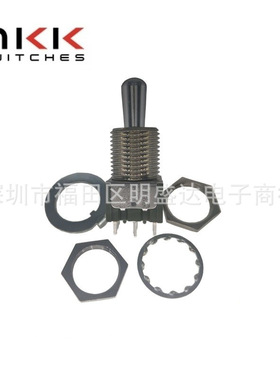 日开NKK摇柄开关 M-2020L/B 六脚3档M2024BB1W01 自锁ON-ON-ON 6A