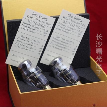 全新曙光电子胆管复刻西 WE6SL7代6N9P 6SL7GT原厂配对 质保一年
