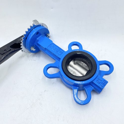 厂家热销！手动蝶阀对夹式D71X/F/J-16QP 304四氟不锈钢DN50 80