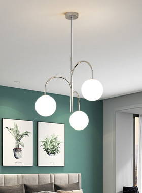 北欧希姆丽哈姆餐厅吊灯卧室简约法式复古灯具衣帽间书房中古吊灯