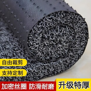 入户门地垫批发防滑加厚款钉底丝圈脚垫商用酒店门口迎宾PVC地垫