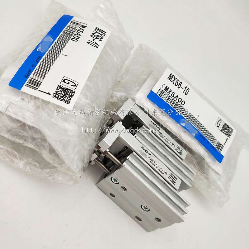 伙伴气动滑台气缸MXS6L/MXS6-40 50A/B/AS/BS/F/R/P/T/AT/BT/FR