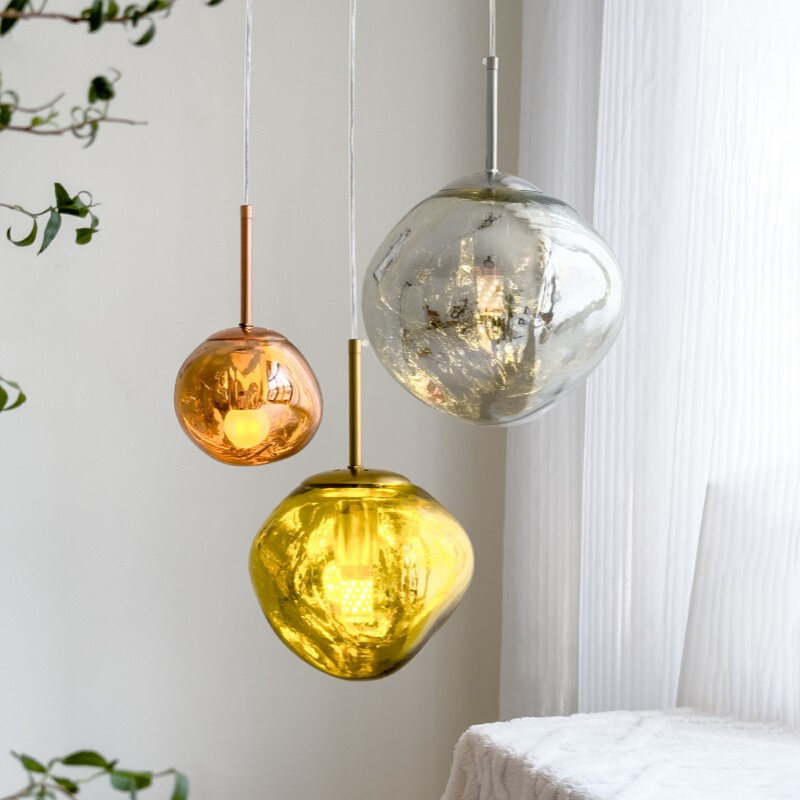 熔岩灯餐厅吊灯设计师网红客厅卧室床头吧台别墅复式loft楼梯灯具