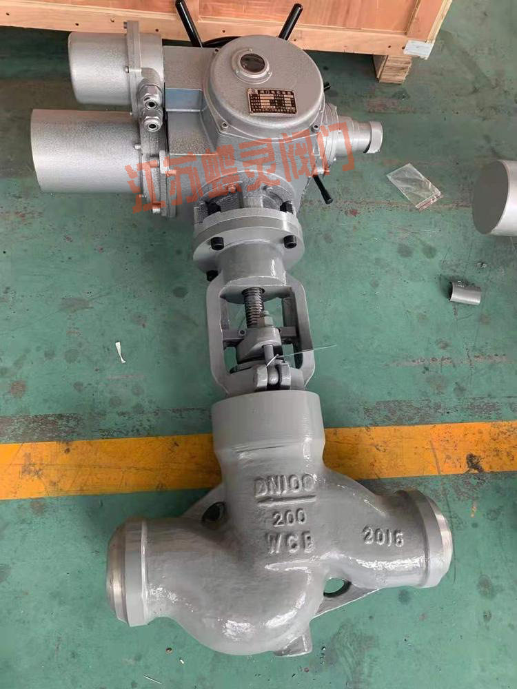 J961Y-320C高温高压焊接截止阀 DN80型电厂蒸汽用电动截止阀