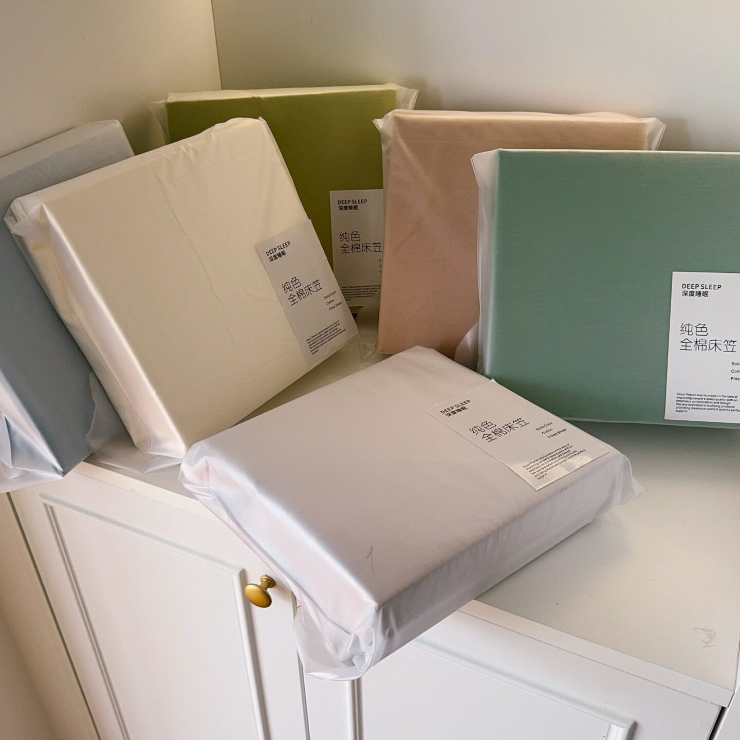 深睡眠A类纯色单品全棉床笠四季款席梦思床垫保护套纯棉防尘床罩
