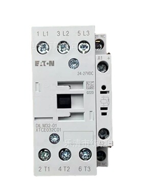 EATON/伊顿 DILM32-01(RDC24)接触器24-27V DC XTCE032C01TD