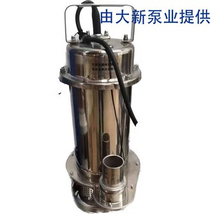 不锈钢潜水泵220V高扬程抽水泵小型抽水机农用切割污水泵耐腐蚀