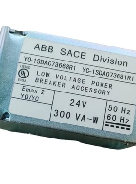 SACE Division YO-1SDA073668R1 YC-1SDA073681R1 24V