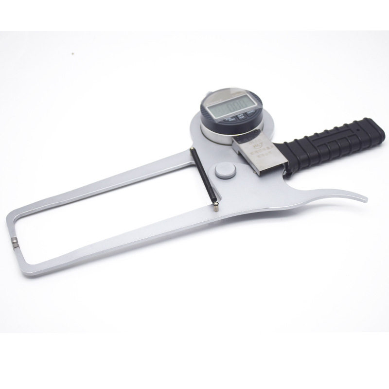 对称型数显外卡规0-50mm轮毂壁厚肉厚规卡钳表0-80-100测厚卡表