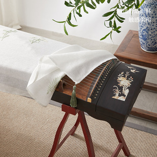 古筝防尘罩家用盖布古风中国风遮灰163cm盖巾165简约中式 琴披罩子