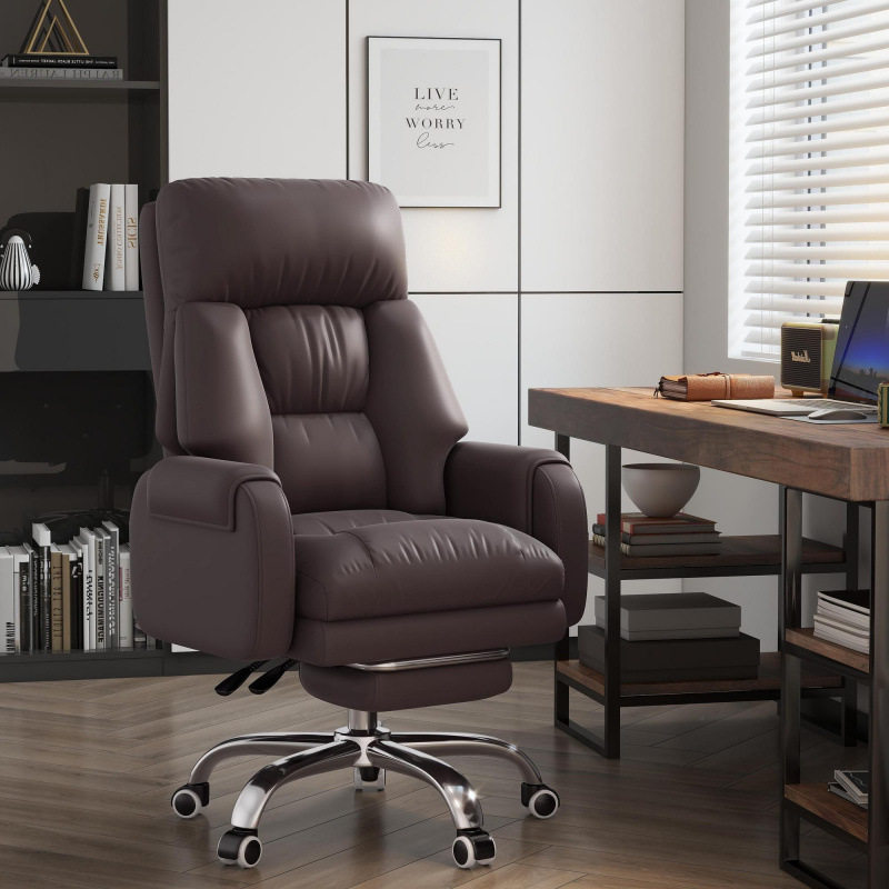 老板椅家用办公电脑椅舒服久坐办公室椅子商务沙发椅书房座椅可躺