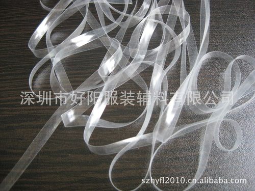 现货供应高弹力莫比龙带TPU透明带肩带透明弹力带