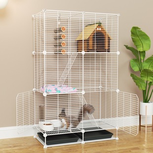 松鼠笼子别墅超大饲养箱树桩加粗加密装饰线蜜袋鼯鼠专用宠物笼