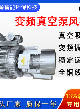 真空吸附风机木工机械3RB 350 2AAT56高压真空泵开料机旋涡式气泵