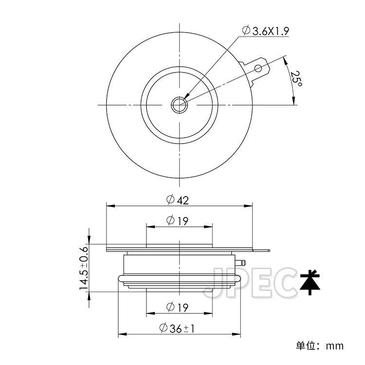 高频可控硅 快速晶闸管 KG100-12 KA100A1200V 上海奇亿JPEC