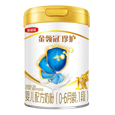 伊利金领冠珍护1段奶粉900g*6罐