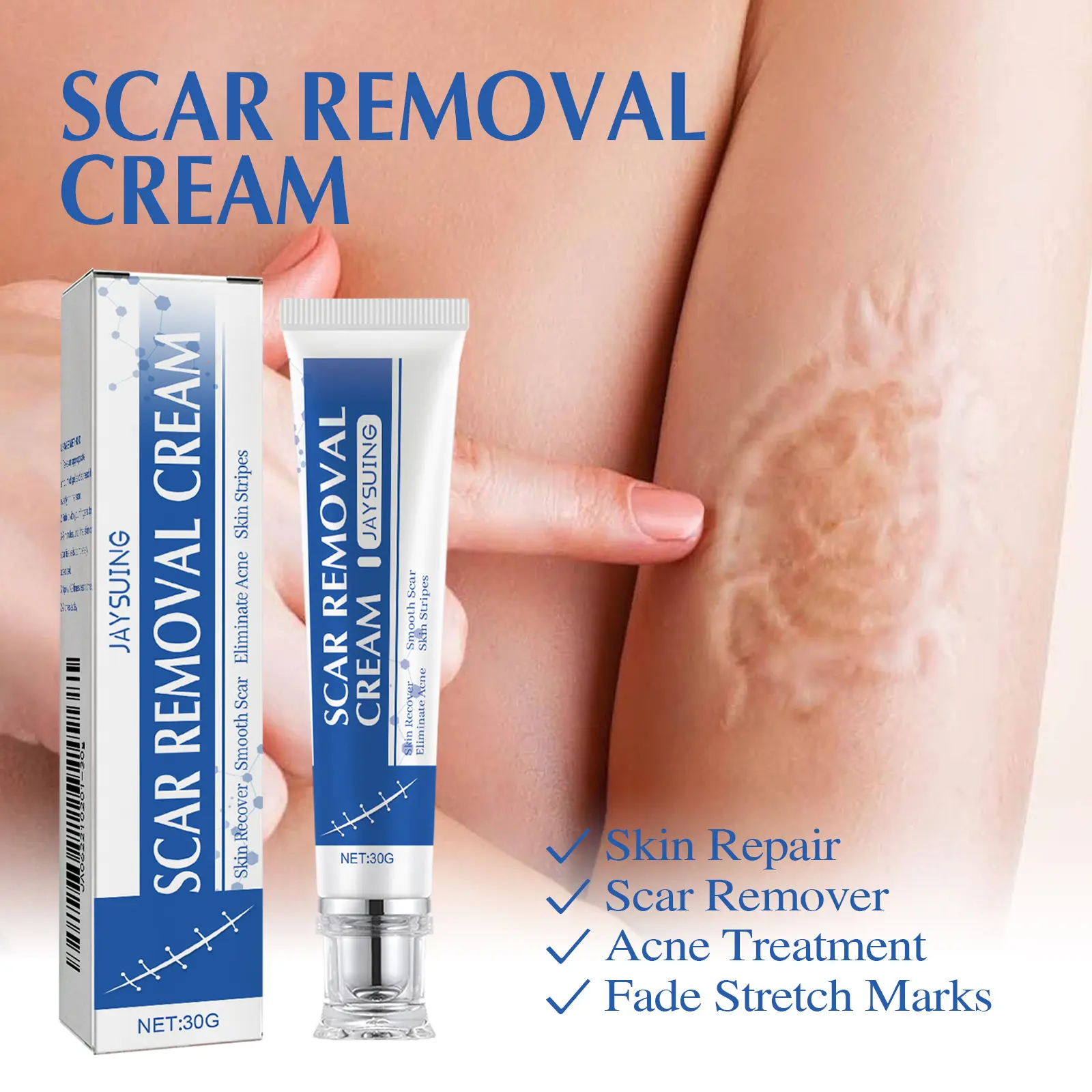 Scar Cream Smoothing Firming Skin Fading Post-Operative Scar