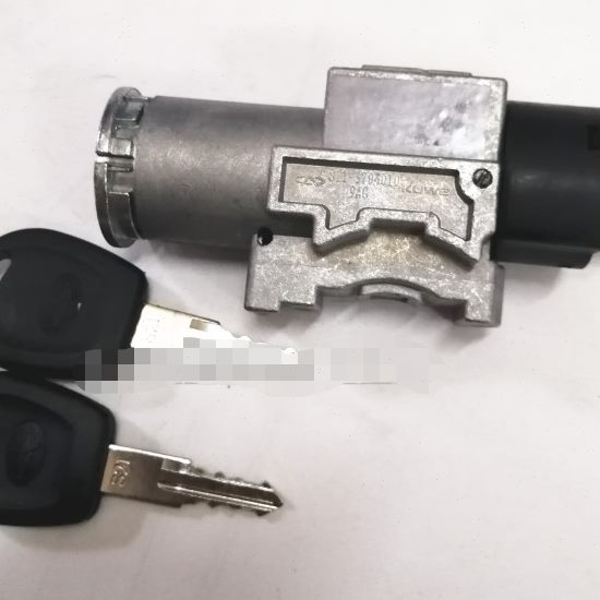 S瑞开50车锁套锁 奇瑞K锁体点总成全锁芯门 钥匙火电K5060K开关成
