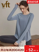 Быстросохнущий спортивный лонгслив, дышащая одежда для йоги для спортзала, термобелье, свободный крой, для бега, по фигуре